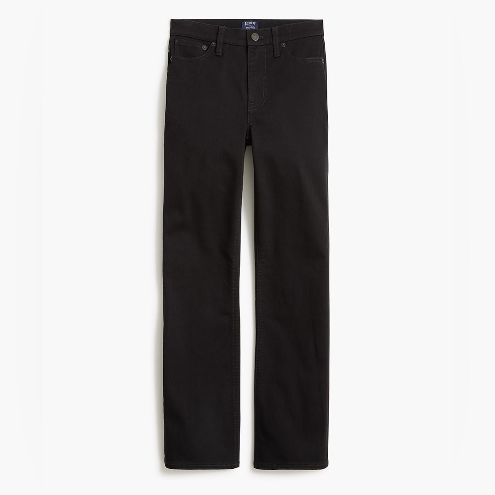 J. Crew High Rise Petite flare crop black jean in all-day stretch Size 26P - Picture 4 of 8